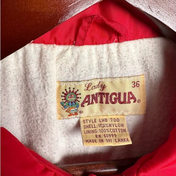 Vintage 80s Disney Minnie Mouse Golf Jacket Womens Sz 36 Red Button Up Collared - Picture 7 of 7